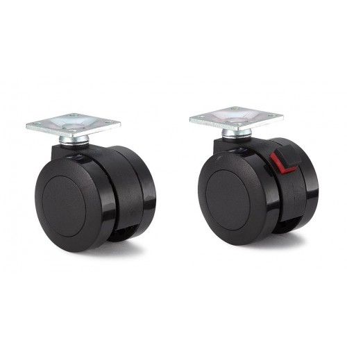 Twin Wheel Caster (Plate Type)